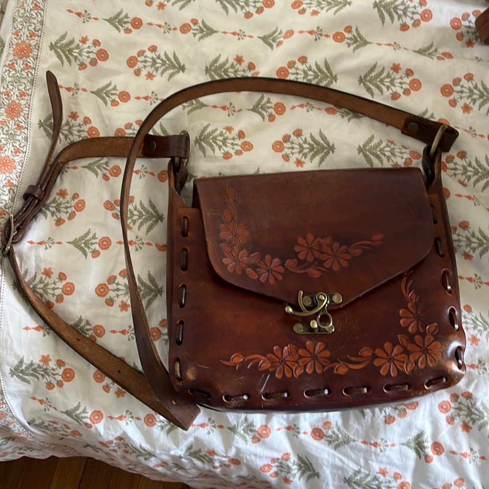 Handcrafted genuine leather purse from historic Olvaro Street